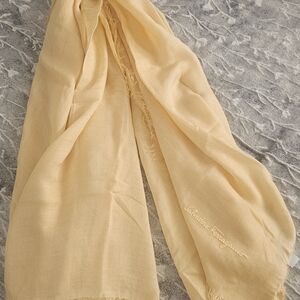 Salvatore Ferragamo Light Gold Scarf